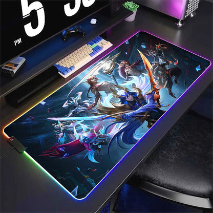 Tapis de souris RGB Gamer League of Legends
