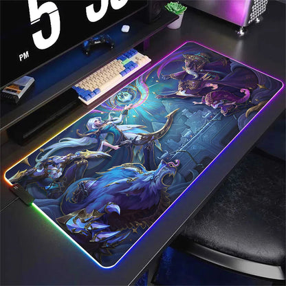 Tapis de souris RGB Gamer League of Legends