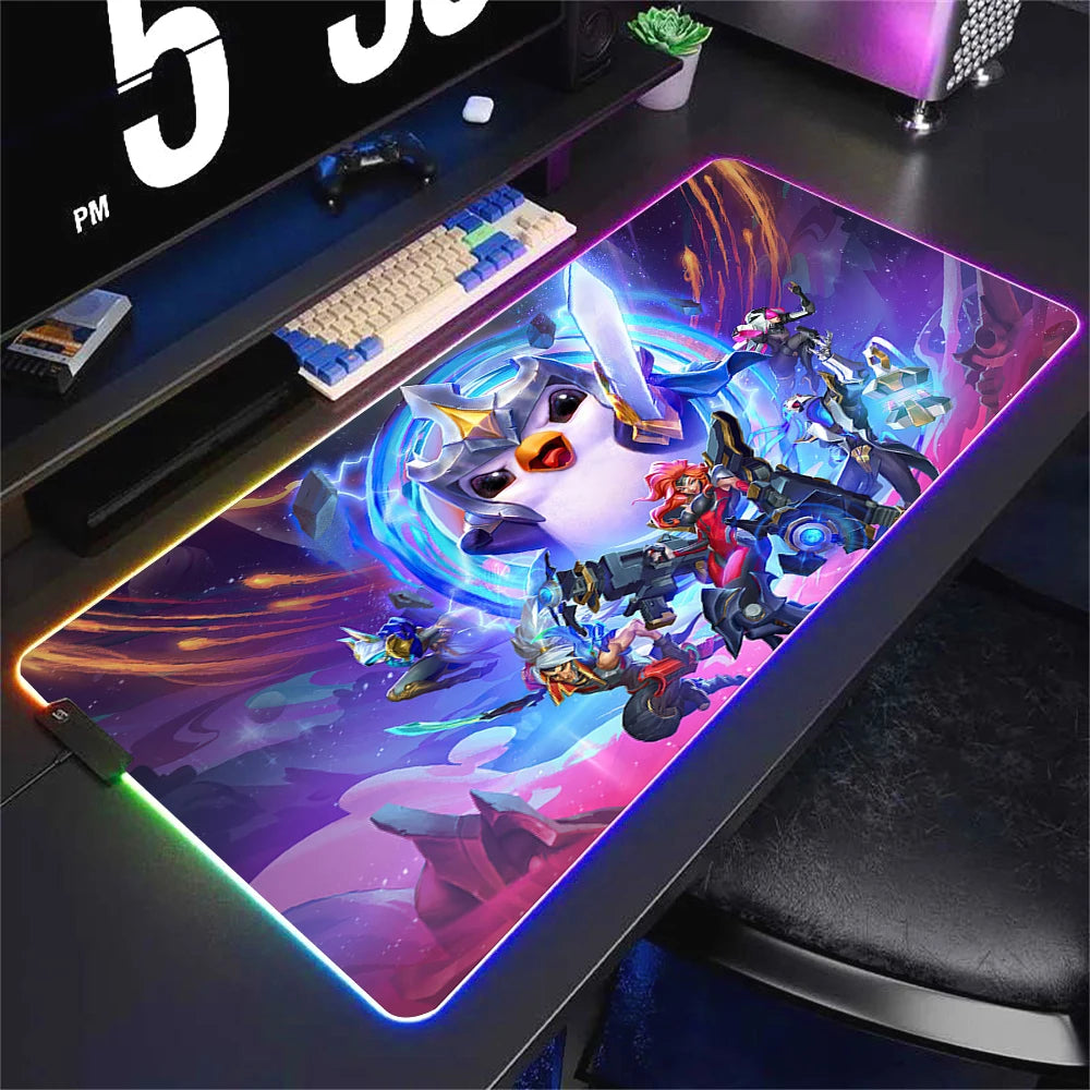 Tapis de souris RGB Gamer League of Legends