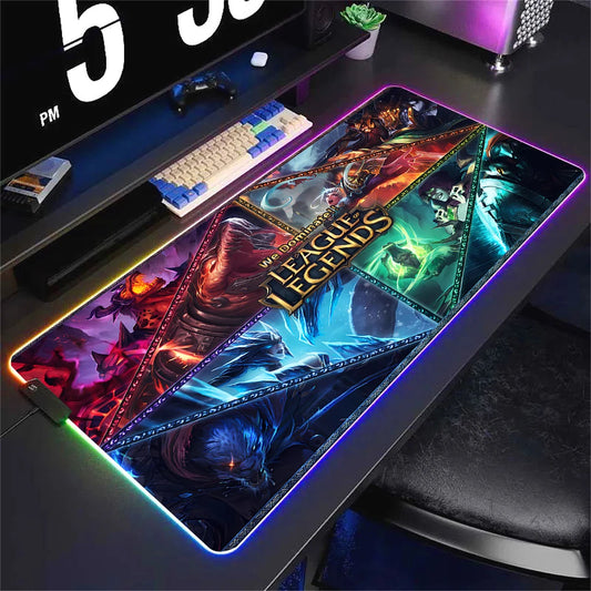 Tapis de souris RGB Gamer League of Legends