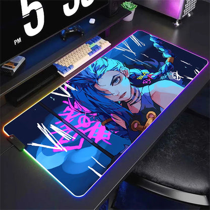 Tapis de souris RGB Gamer League of Legends