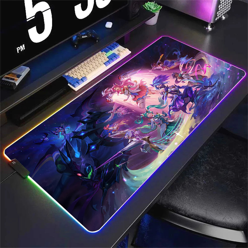 Tapis de souris RGB Gamer League of Legends