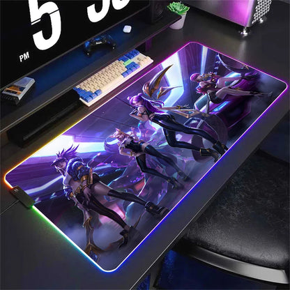 Tapis de souris RGB Gamer League of Legends