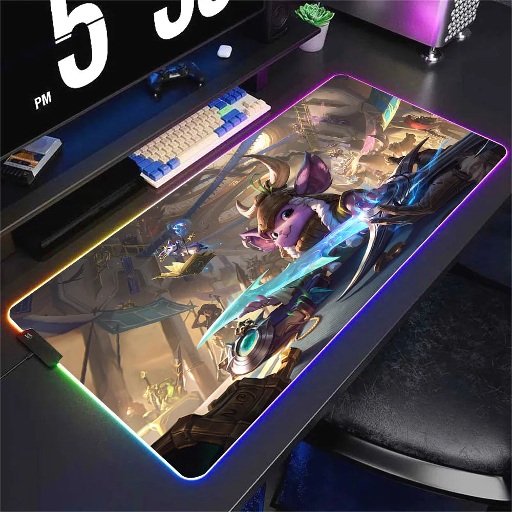 Tapis de souris RGB Gamer League of Legends