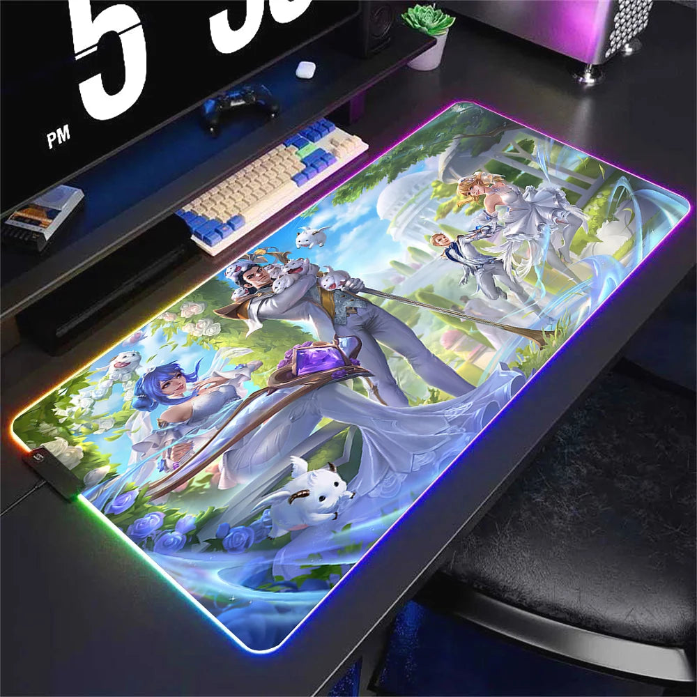 Tapis de souris RGB Gamer League of Legends