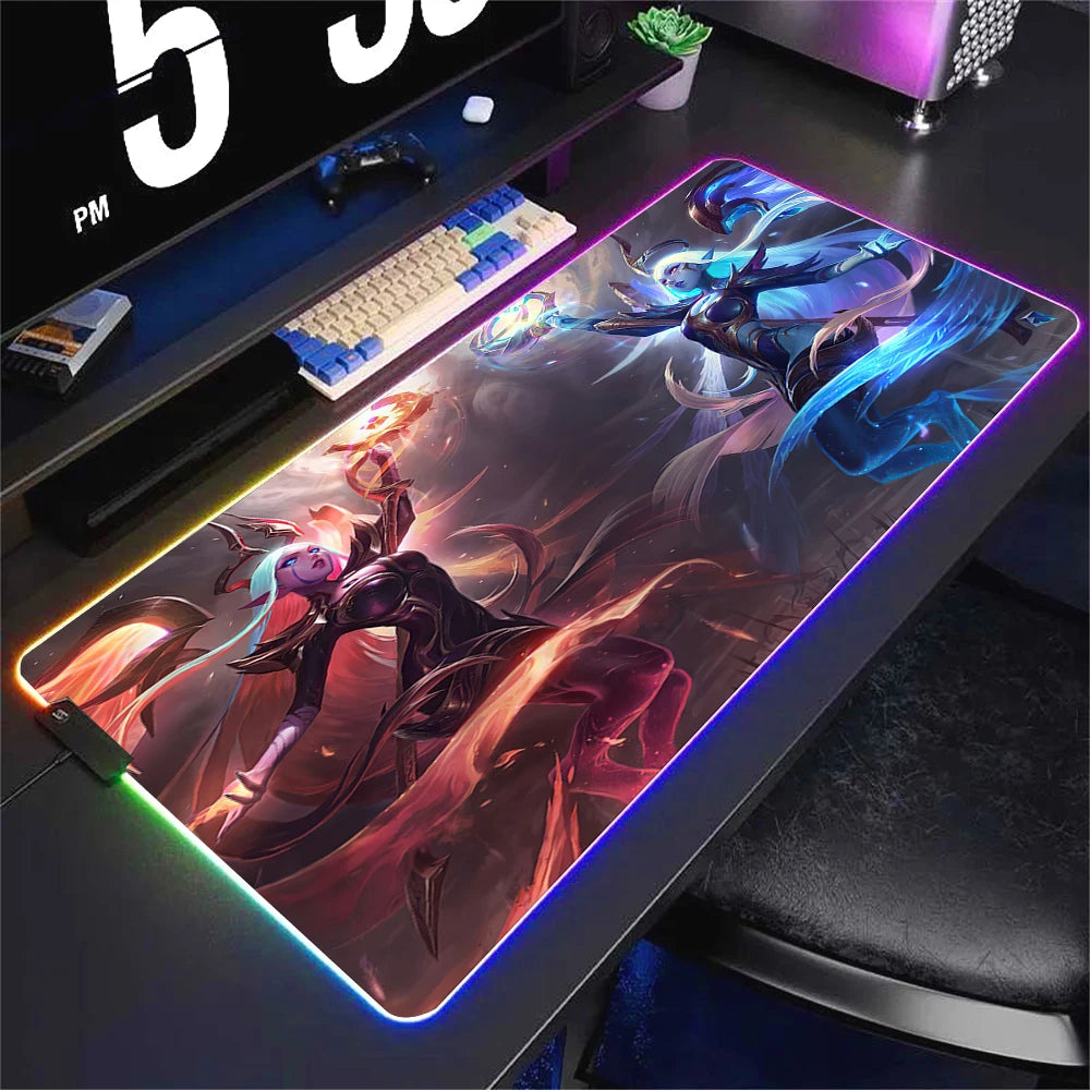 Tapis de souris RGB Gamer League of Legends