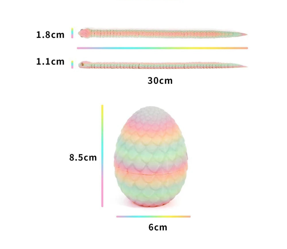 Œufs de Serpent Articulés 3D – Déco Geek & Gaming